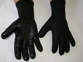 GUANTI IN NEOPRENE BIFODERATO NERI 3 MM.